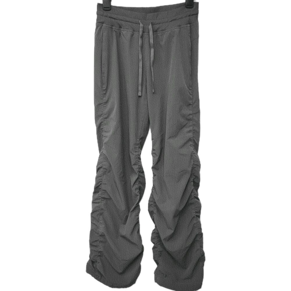 Under Armour Storm Gray Ruched Athletic Pants Women's S Drawstring Lightweight